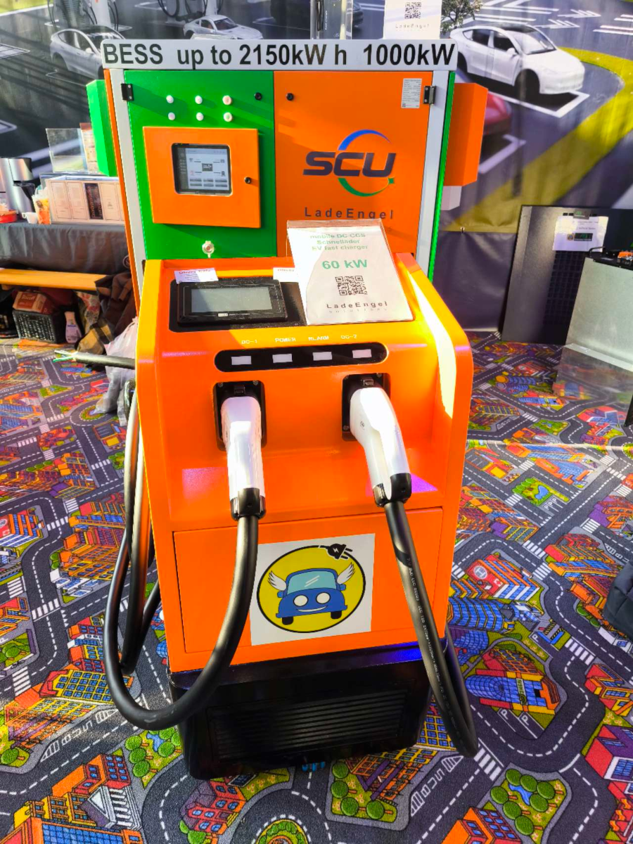 80 kW CCS LKW Ladesäule eTruck Charger mobile Stromtankstelle